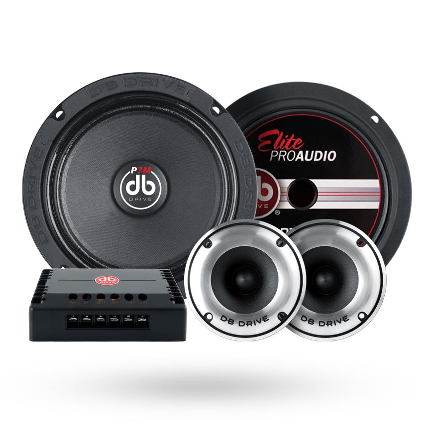 DB DRIVE P7 6K 500 W 6.5" Midrange Component Car Speakers eBay