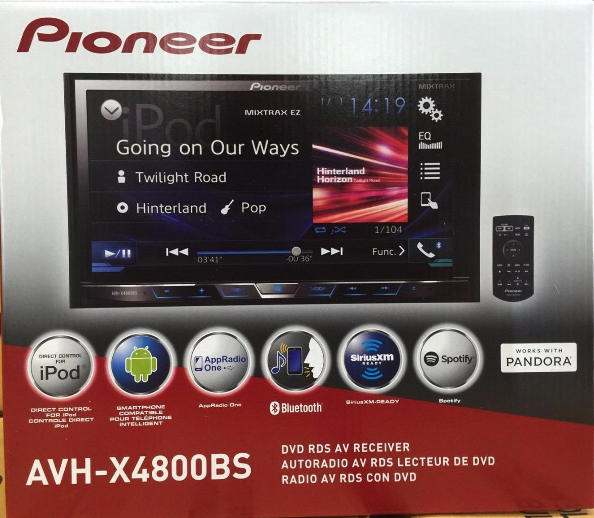 Pioneer AVHX4800BS 2 DIN Bluetooth DVD player 7" Motorized Touchscreen