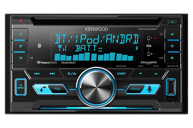 Kenwood DPX502BT 2DIN MP3 CD InDash Car Stereo Receiver w/ Builtin