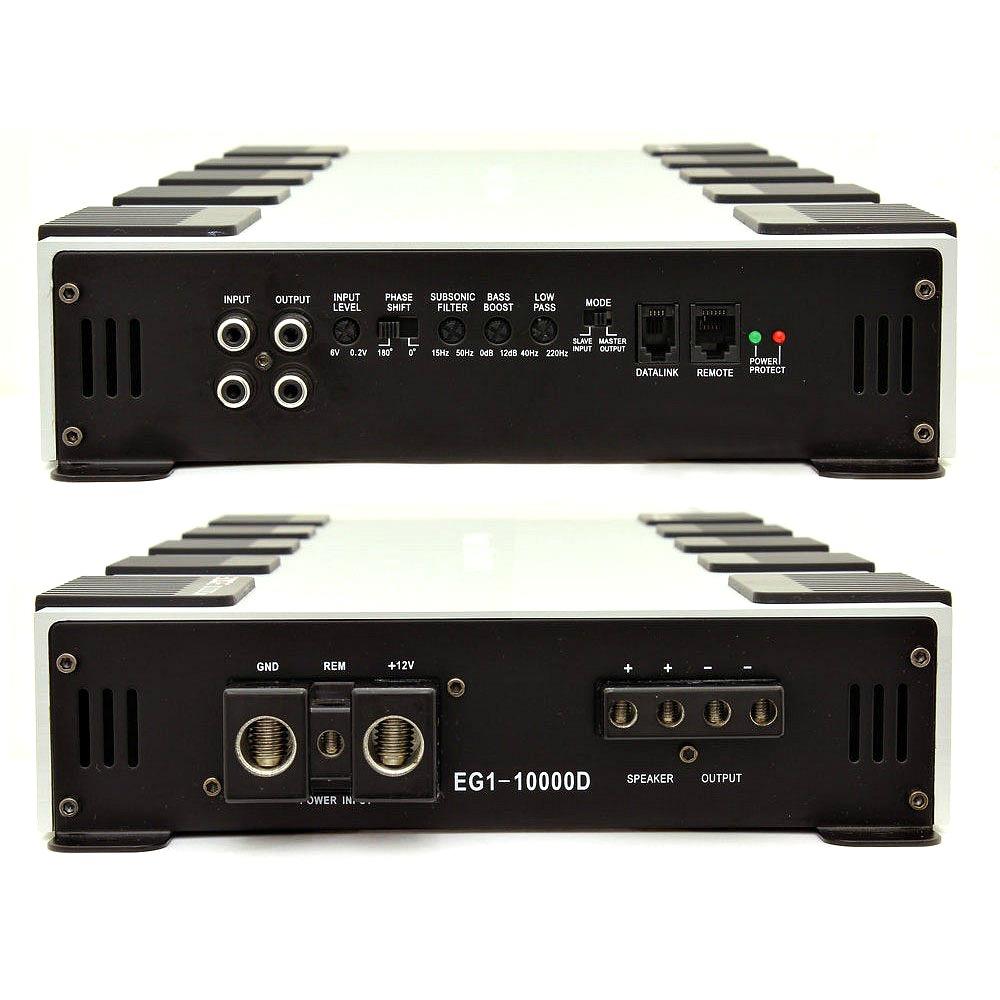 Power Acoustik EG110000D 10000 W Max Monoblock Class D Car Audio Amplifier