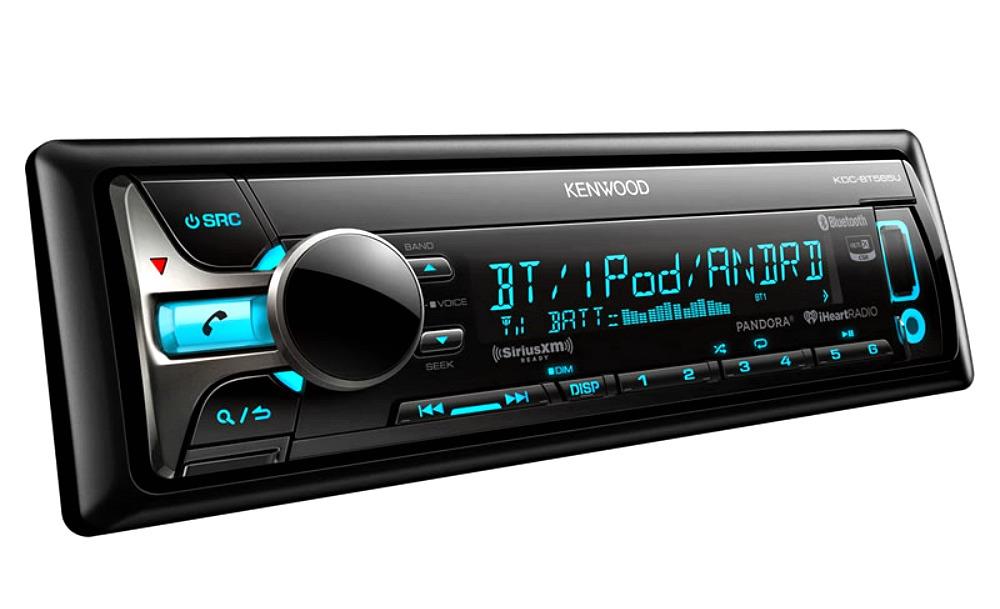 Kenwood KDC-BT565U 1-DIN Car Stereo In-Dash CD Receiver with Built-in