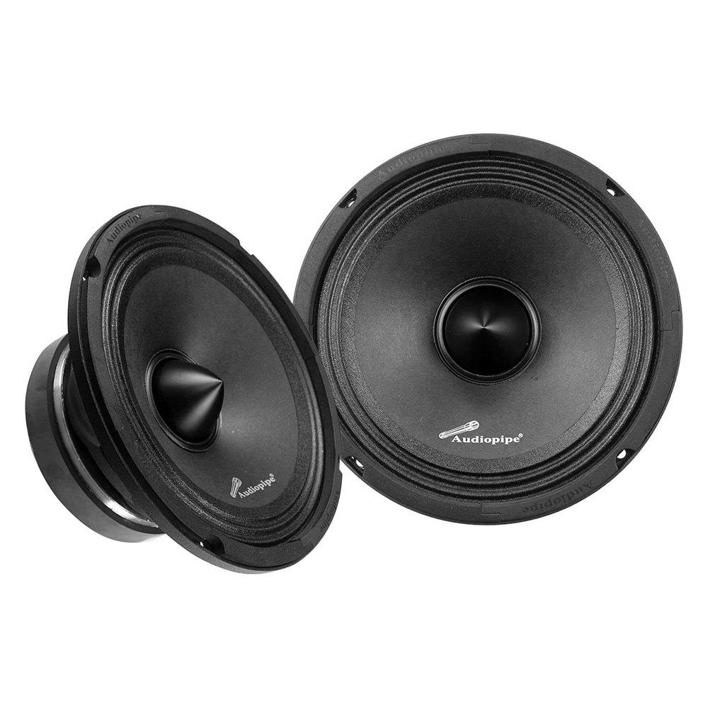 Audiopipe APMB8BTC 8" 500 W Max 8 Ohm Stereo Car Audio Midrange Speakers