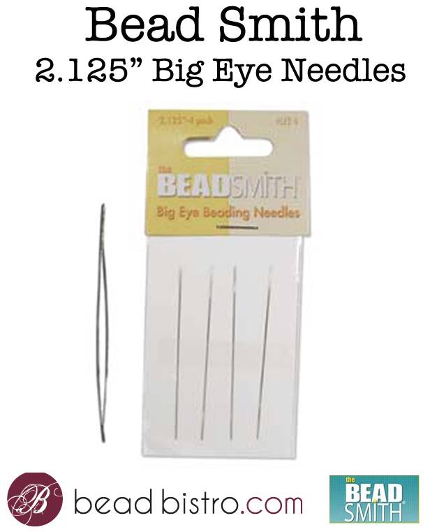 BeadSmith BIG EYE Beading Needles 2.125" (4 Needles) eBay