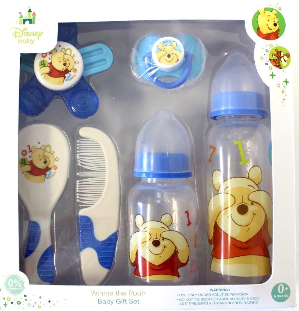 Disney Winnie The Pooh 6pc Baby Gift Set Baby Present PINK or