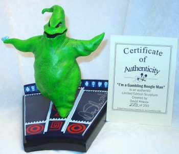 oogie boogie statue