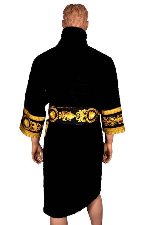 versace bathrobe mens