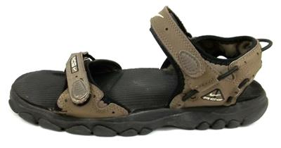 sandals nike shoes acg velcro strap solid mens sport leather brown sole heel owned upper foot standard wear pre bed