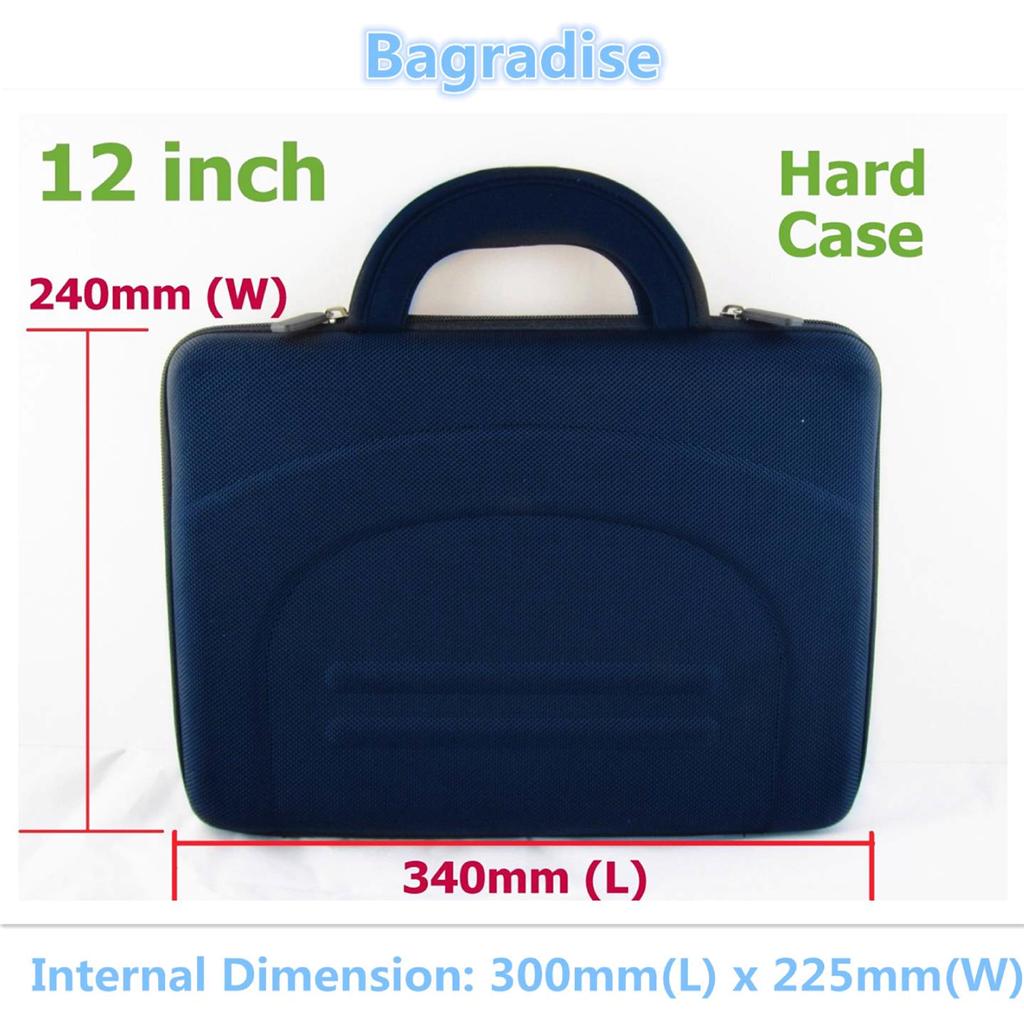 12" Inch Handles Carry Hard Case For HP Pavilion Envy 11" Laptop