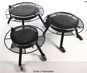 Circle J Fab 24" Fire Pit Outdoor BBQ Grill Made In Texas ...