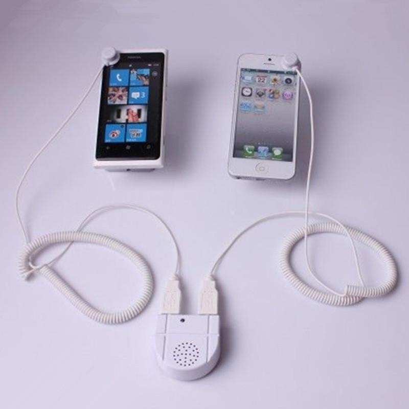 2Ports Cell Phone Antitheft Display Alarm System Exhibition Security