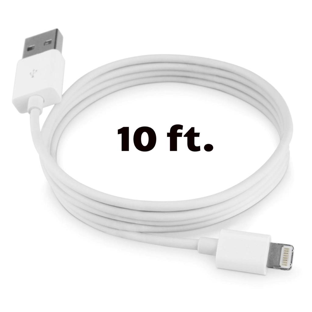 8 Pin to USB Charger Power Cord Cable for iPhone 5, 5C, 5S, 6, 3FT