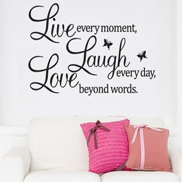 DIY Removable Wall Vinyl Quote Sticker Art Word Mural Decal Room Home