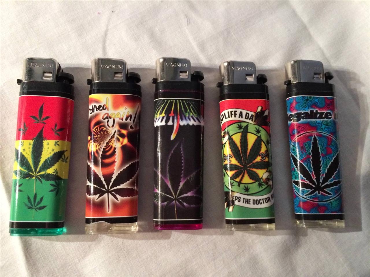 FANTASTIC WEED LEAF DESIGN DISPOSABLE LIGHTERS FREE DELIVERY eBay