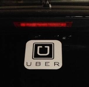 UBER LOGO Sticker DECAL CAR WINDOW COLOR CHOICE 4" X 4" free shipping ...