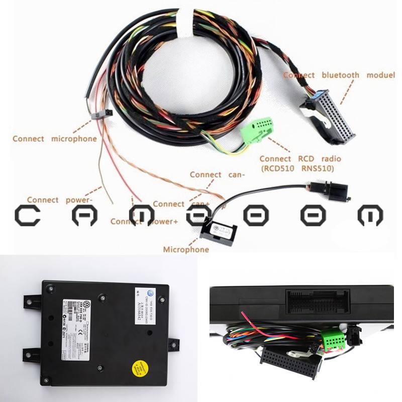For Vw Tiguan Eos Jetta Mk5 Mk6 Bluetooth Interface Module