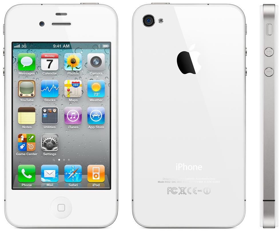... MINT** Verizon Apple iPhone 4 16GB - White - HANDSET ONLY - CLEAN ESN