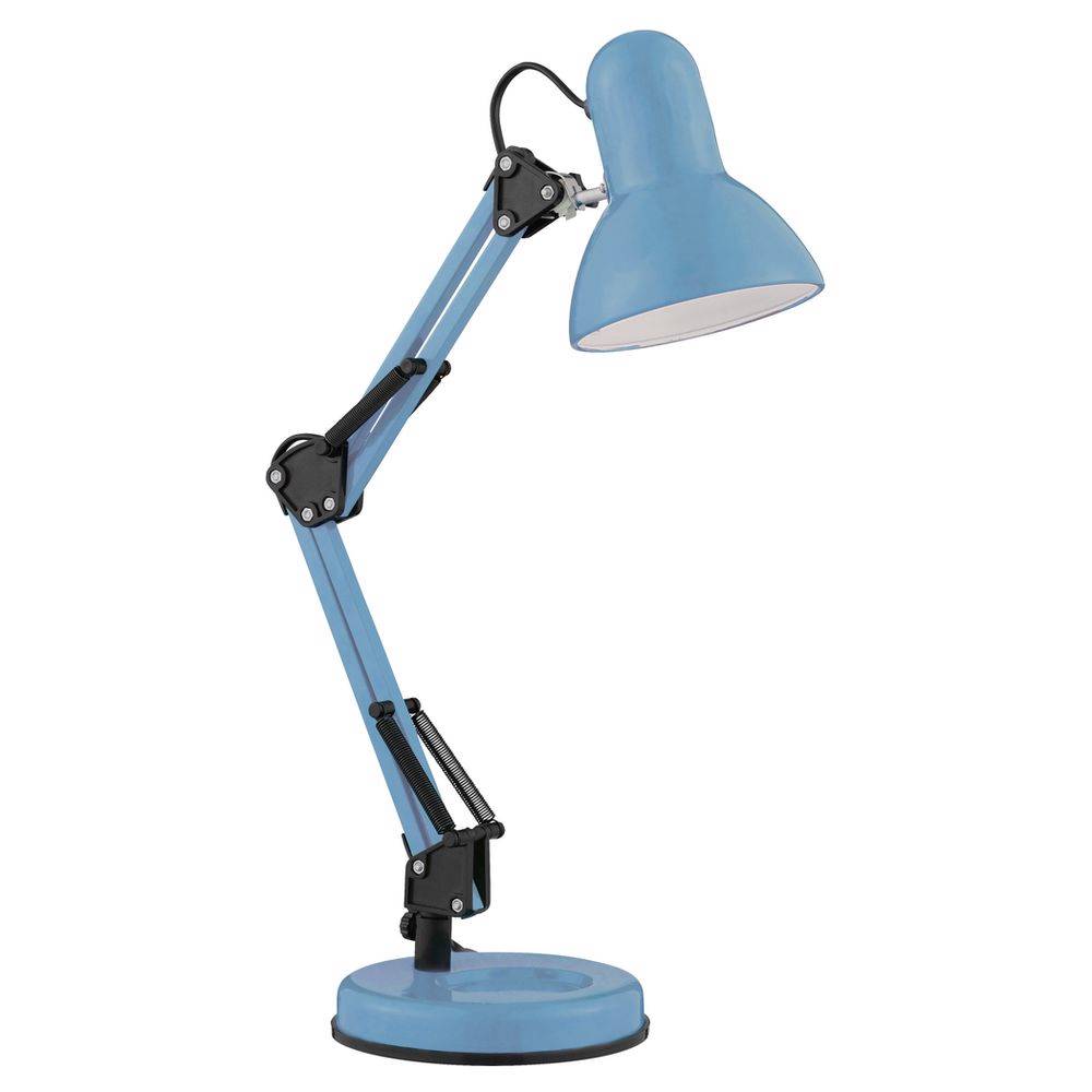 blue task lamp