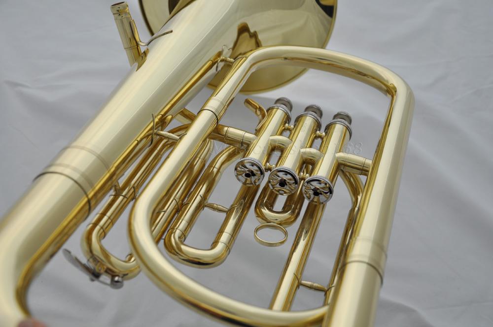 SKILL Gold Bb Baritone Piston Horn with Case eBay
