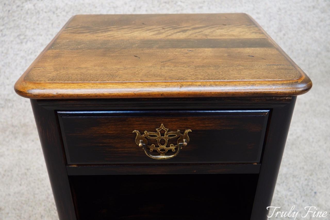 Jamestown Sterling Hardwood Black Distressed Finish Nightstand Night 8 Of 12 Jamestown Sterling Hardwood Black Distressed Finish Nightstand Night Stand Table