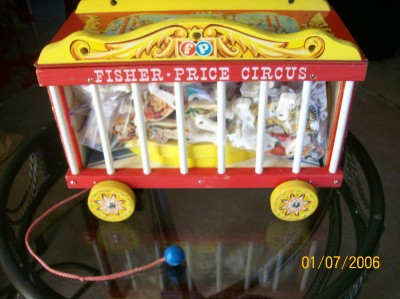 fisher price circus wagon