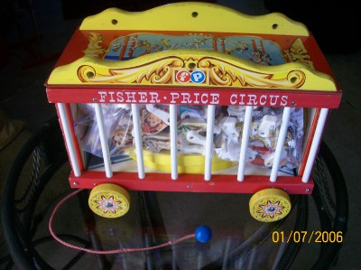 fisher price circus wagon