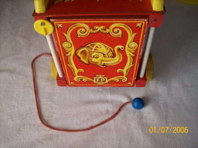 fisher price circus wagon