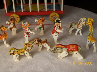 fisher price circus wagon
