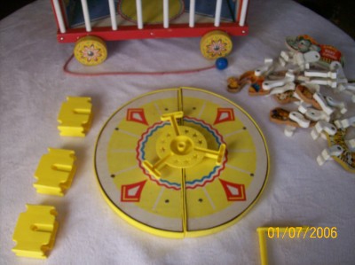 fisher price circus wagon