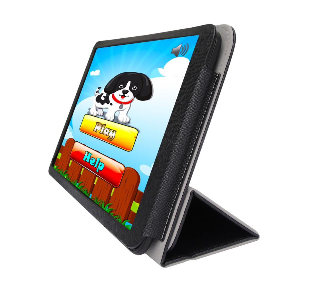 for DigiLand 10.1" DL1010Q Tablet PU Leather Folding Folio Skin Cover Case