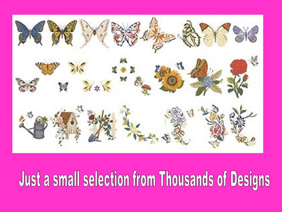 Janome JEF Machine Embroidery Designs CD Collection over 8,000 Designs eBay