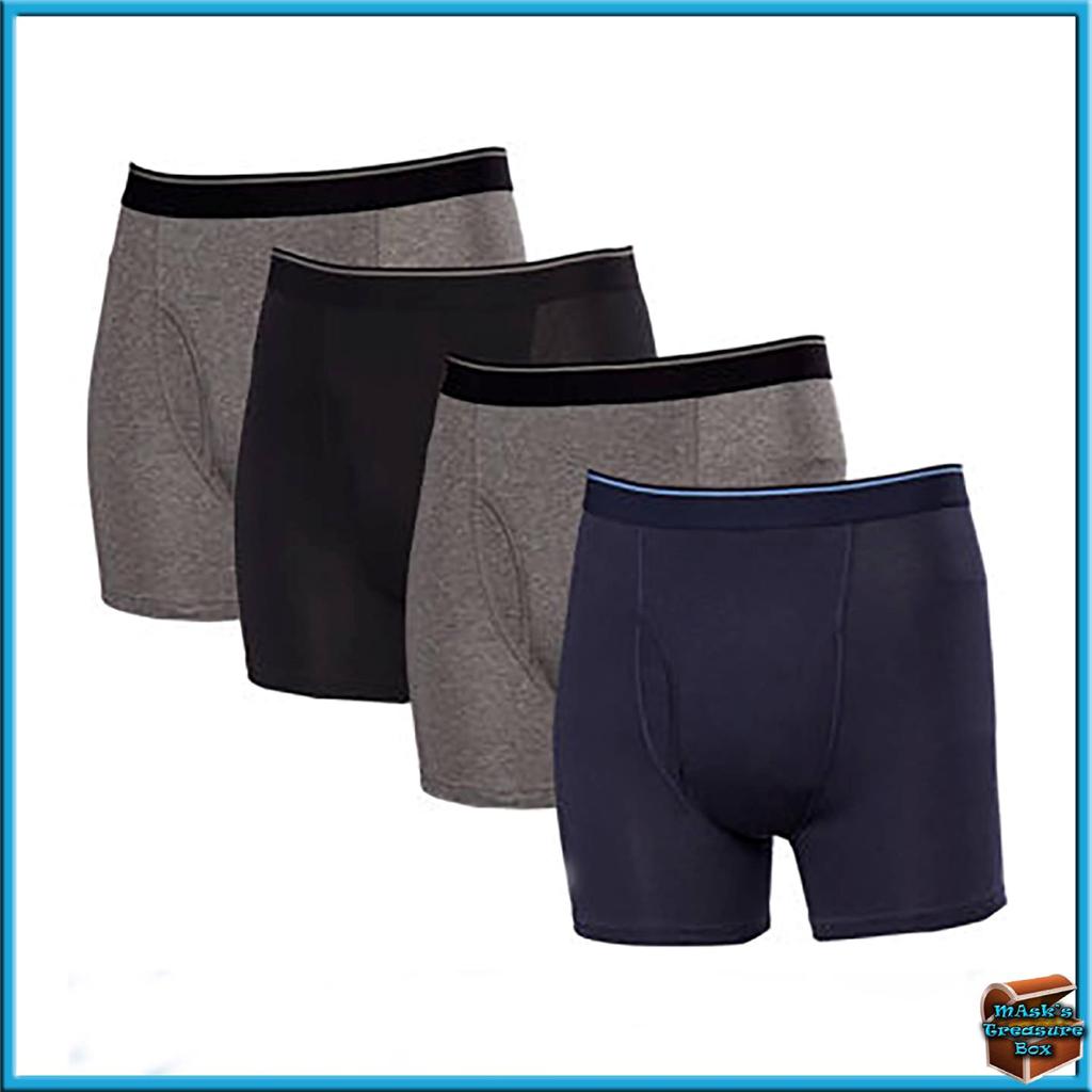 Kirkland Signature Pima Cotton Boxer Briefs 4 Pack On Hand eBay
