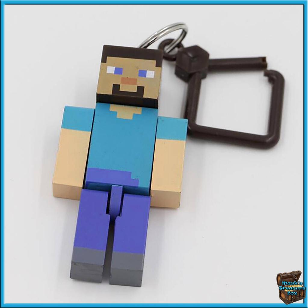 Minecraft Hanger Figure Backpack Keychain Clip Toy Collectibles eBay