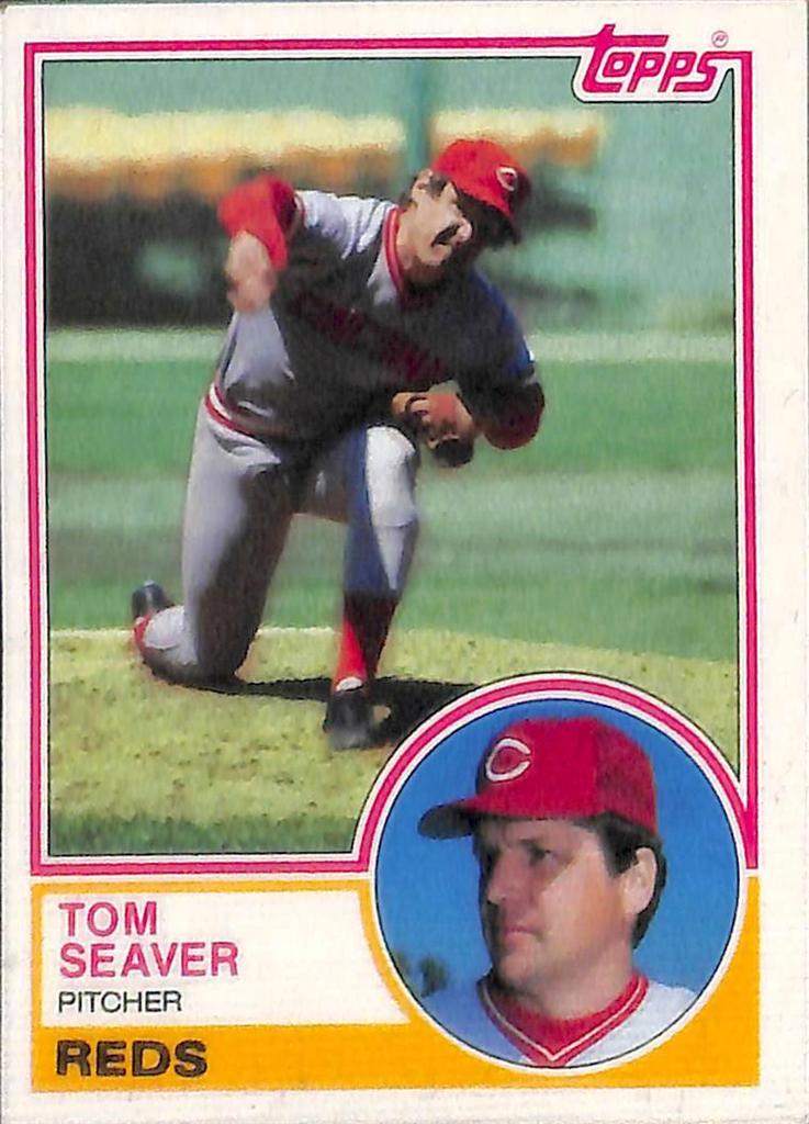 1983 Topps Tom Seaver Cincinnati Reds 580 Baseball Card eBay