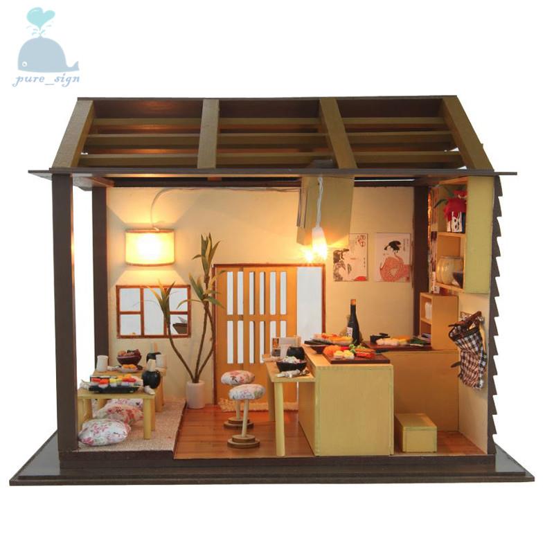 Diy artigianato miniatura progetto the sakura sushi bar in kyoto ... Creare piccoli oggetti di artigianato in legno