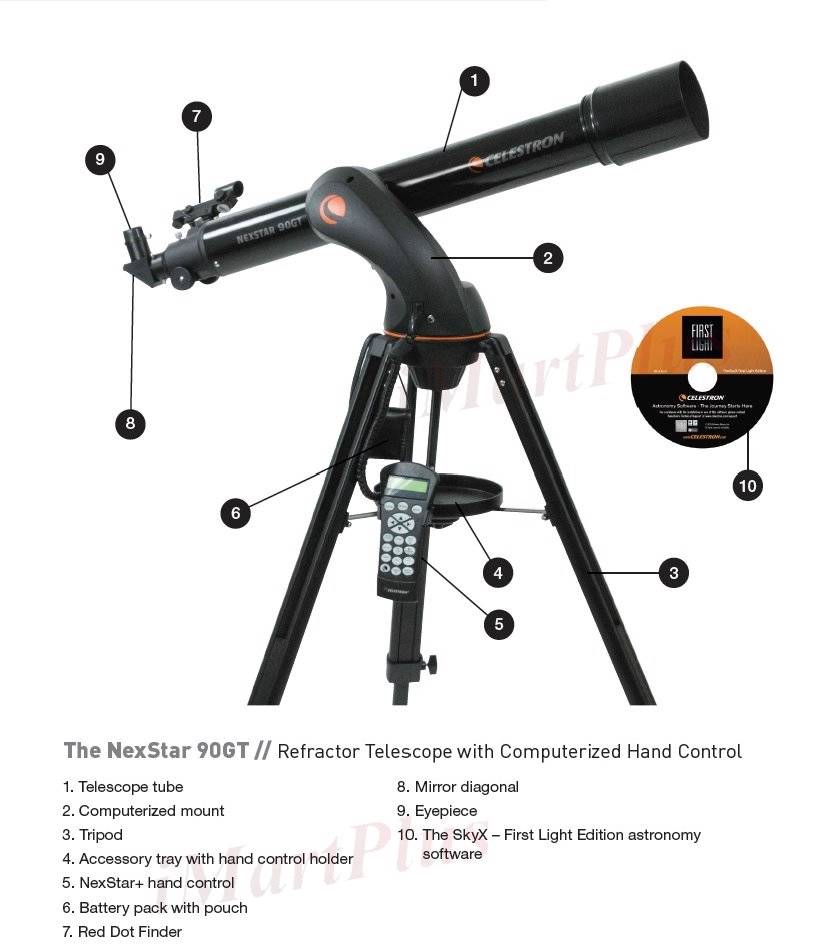 Celestron NexStar 90GT Computerized Refracting Telescope Automatic