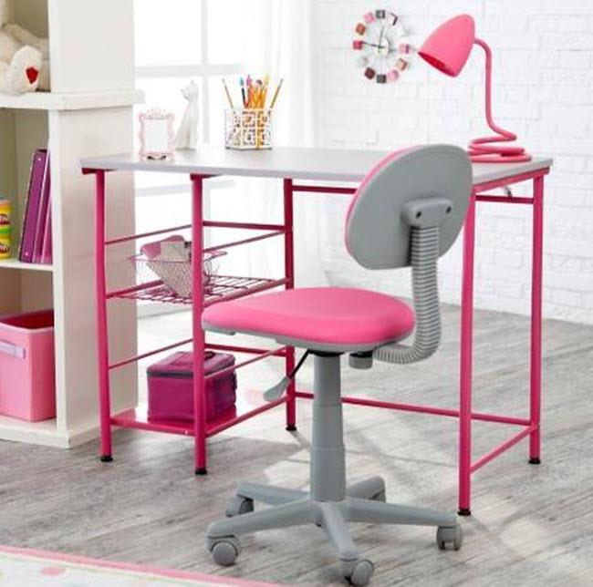 Desk & Chair In Pink Blue Purple Home fice Adults