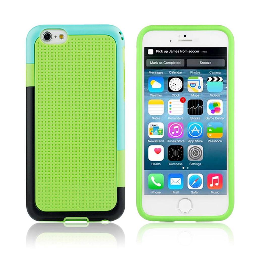 iPhone 6 6S, 6 6S Plus Heavy Duty Shockproof Hybrid Rubber Back Case