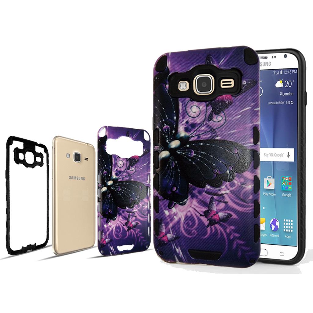 For Samsung Galaxy J7 J700 Hybrid Case Slim Shock Proof Cell Phone Cover  Cases | eBay