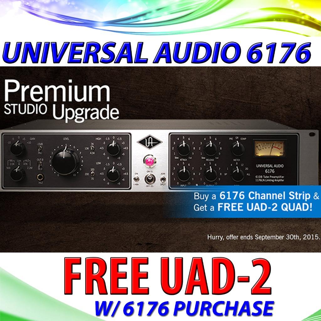 Universal Audio 6176 Channel Strip MIC PRE UAD 2 Quad DSP Free With