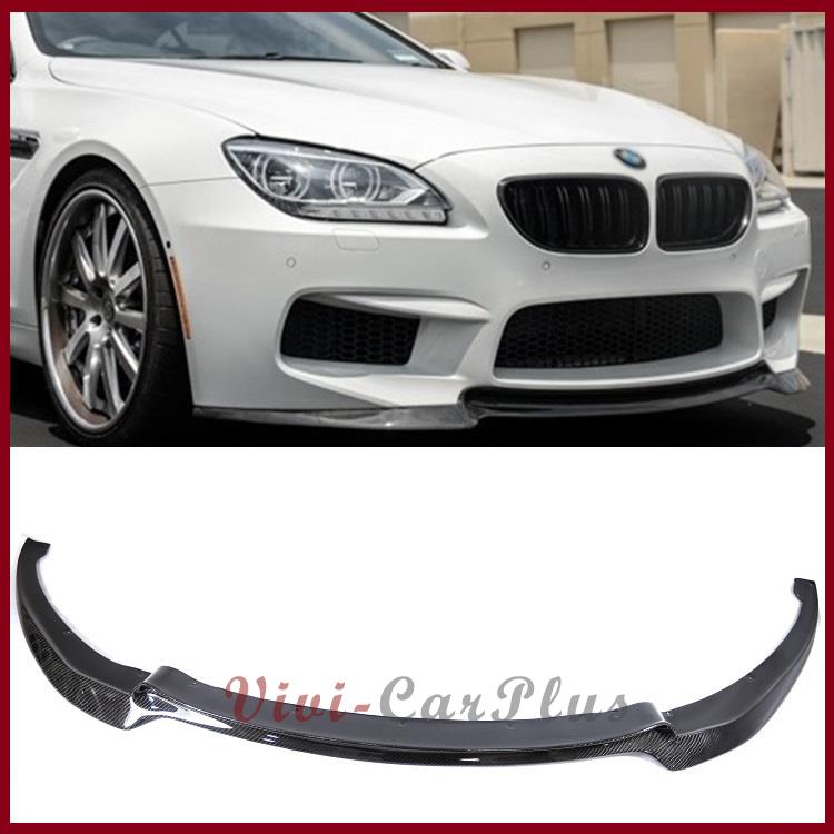 V Look Carbon Fiber Front Extend Spoiler Lip Fit 14 16 F06