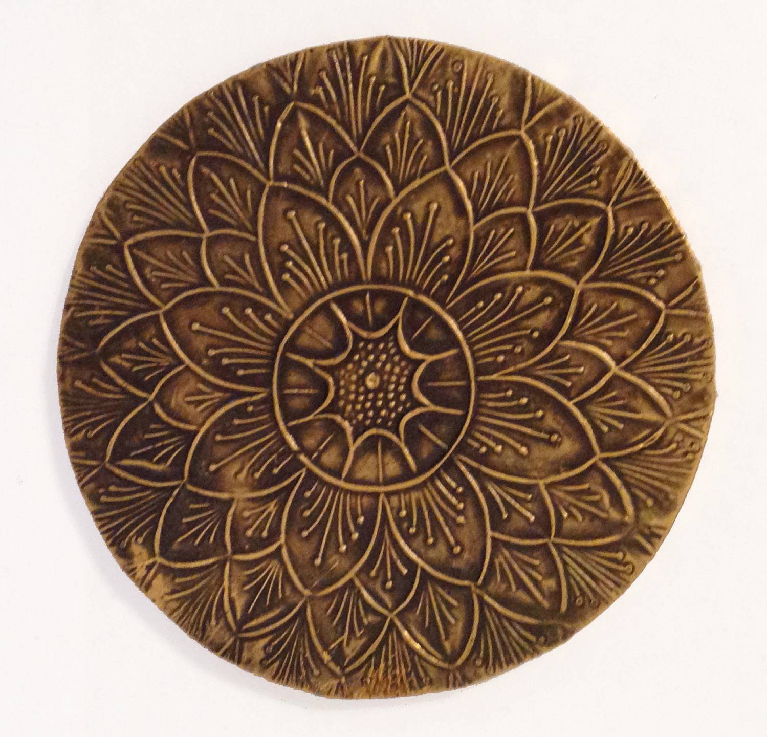 White Metal and Brass Embossed Round Drink coasters set of six eBay