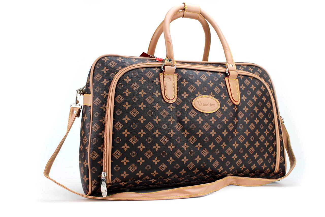 Womens Designer Style Holdall Weekend Bag Celebrity Over Night Tote Handbag | eBay