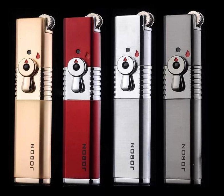 Jobon Flint Lighter Float Flame Butane Gas Refillable Normal Cigarette