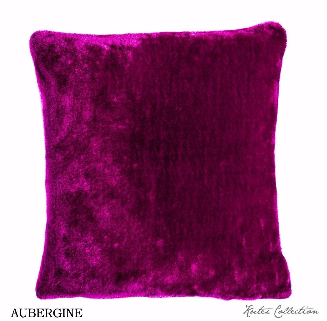 Mink Faux Fur Cushion Covers 18" x 18" 45 x 45 CM 11 Colours Cover Only