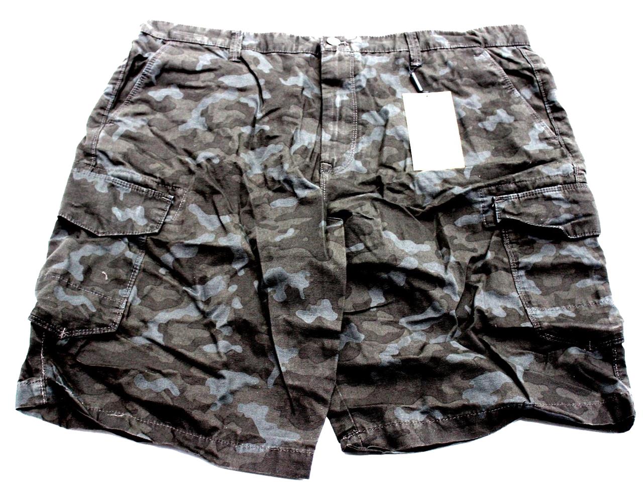 Men's Calvin Klein Camo Cargo Shorts  NEW 100% Cotton - 第 1/1 張圖片