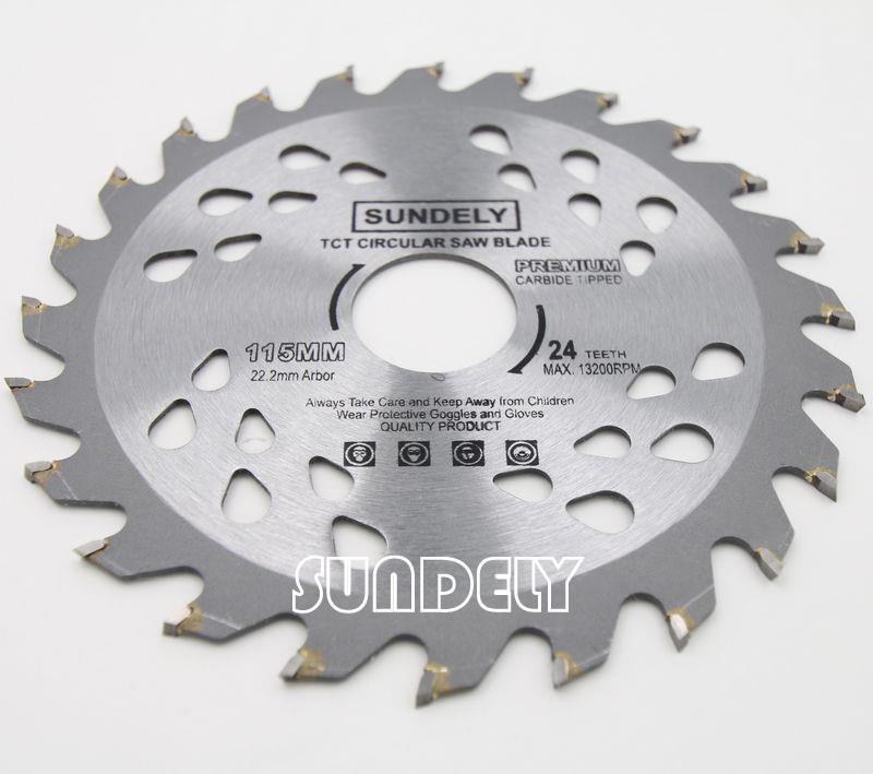 Secuda 115mm Angle Grinder saw blade for wood and plastic 24 TCT Teeth