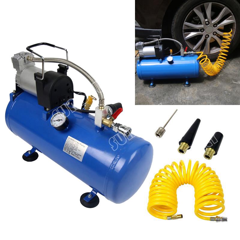 Secuda 8L Heavy Duty 12v Portable Air Compressor 4x4 Tyre Pump eBay