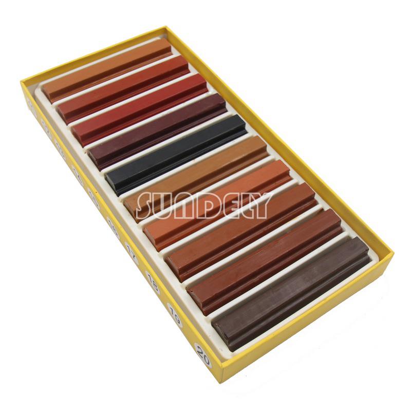 NEW! Furniture Scratch Repair Wax Filler Sticks 10x 8cm Wood Colours
