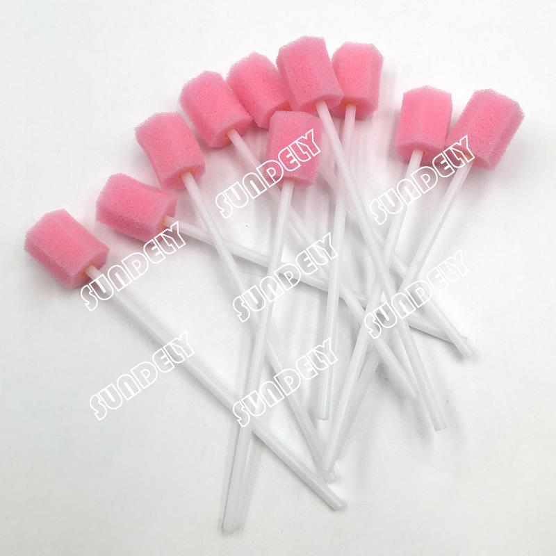Australia HiQ 200Pcs Soft Oral Care Foam Swabs Mouth Cleansing Lollipops eBay