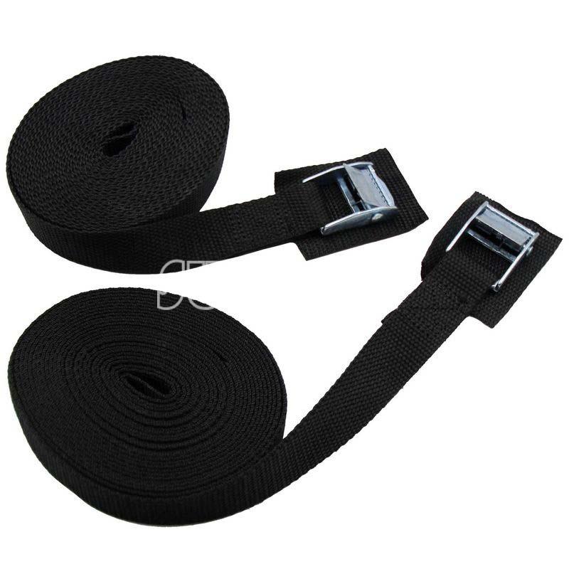 pair 25mm x 5m Heavy Duty Kayak Straps Roof Rack Straps Tie Down Straps